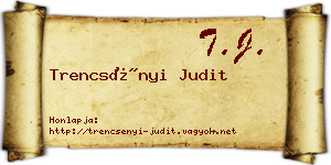 Trencsényi Judit névjegykártya